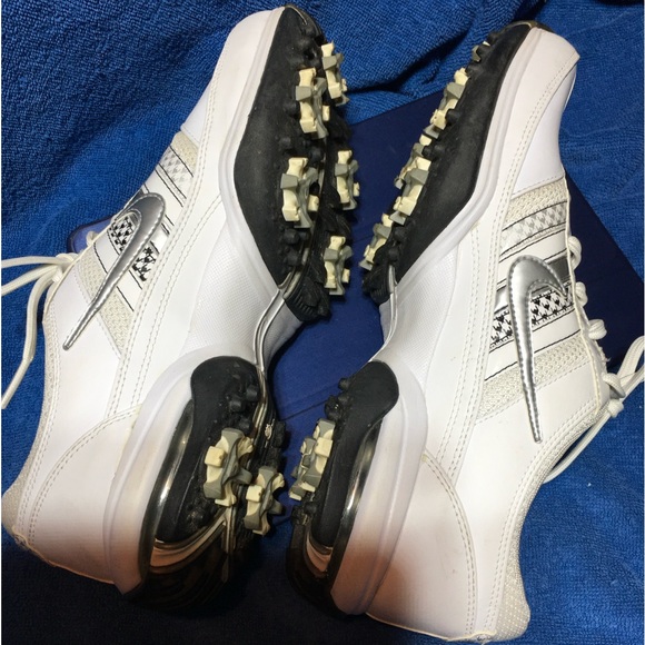 Nike Air Tac Leather Golf Cleat Shoes Size 7 - Picture 6 of 15